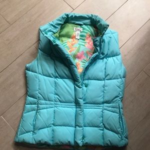 Women’s lily pulitzer teal vest